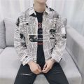 Summer SpringinsHong Kong Style Loose Couple Student Plaid Shirt Men's Korean Style Stylish Red Shirt Coat.