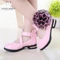 Children Kids Girl Princess Shoes PU Leather Anti-slip  for Party Dancing. 