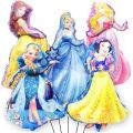 Disney Princess Disposable Tableware Set Snow White Cinderella Belle Paper Plate Tablecloth Kids Girls Birthday Party Decoration.