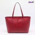Luxury Atypical Leather Hand Bag-Red Wine Color.