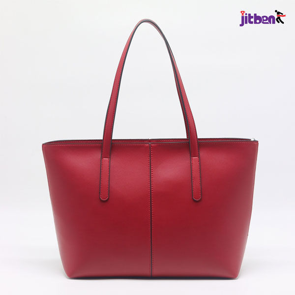 Luxury Atypical Leather Hand Bag-Red Wine Color