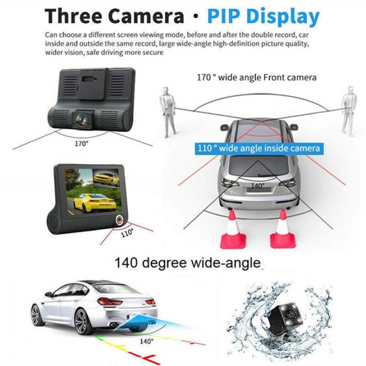 Car%20DVR%20Dashcam%20HD%20Screen%201080P%203%20Lens%20Video%20Recorder%20Front%20+%20Interior+Rear%20View%20Camera%20Dash%20Cam%204%20Inch%20Dash%20Camera%20Black%20-%20Image%207