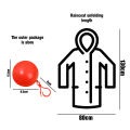 1/5PCS Portable Raincoat Disposable Raincoat Ball Rainwear Biker Waterproof Emergency Rain Poncho Cape With Keyring. 