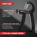 Adjustable Hand Gripper Forearms Wrists Strength Exercise Tension 10kg - 40kg. 