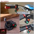 3 in 1 motorcycle 7/8'' 22mm Universal  Handlebar Headlight horn Turn Signal Indicator Light Control ON/OFF Button Switches. 