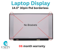 LAPTOP SCREEN 14.0" LED PAPER (30 PIN) FULL HD IPS (WITHOUT BRACKETS) FULL HD HIGH RESULATION LAPTOP DISPLAY. 