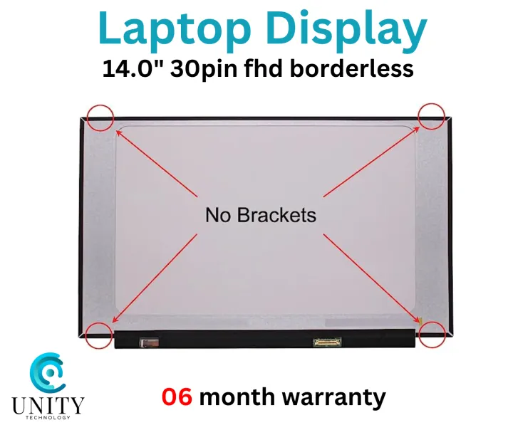 LAPTOP%20SCREEN%2014.0"%20LED%20PAPER%20(30%20PIN)%20FULL%20HD%20IPS%20(WITHOUT%20BRACKETS)%20FULL%20HD%20HIGH%20RESULATION%20LAPTOP%20DISPLAY%20-%20Image%203
