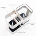 Multifunctional 2-in-1 Toothbrush & Toothpaste Holder with 1 Cups - Freestanding Bathroom Organizer, Countertop Rack for Access. 