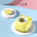 Baby Bath Brush Newborn Baby Bath Gadget Children Bath Towel Bath Mud Back Silicone Shampoo Brush Supplies.