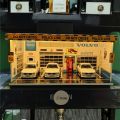 LED Diorama Display Garage – Premium Model Car Showcase Box (Car Not Included). 