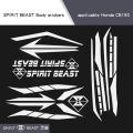 【Mary DAI Store】SILVER+SPIRIT Motorcycle Sticker and Decals for HONDA Reflective Motorbike Motocross Accessories. 