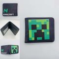 【ZOSR】16 style Minecrafte Game Around Wallet Printing Men and Women Short Folding Card Bag Cartoon   Leather Christmas Birthday Gift. 