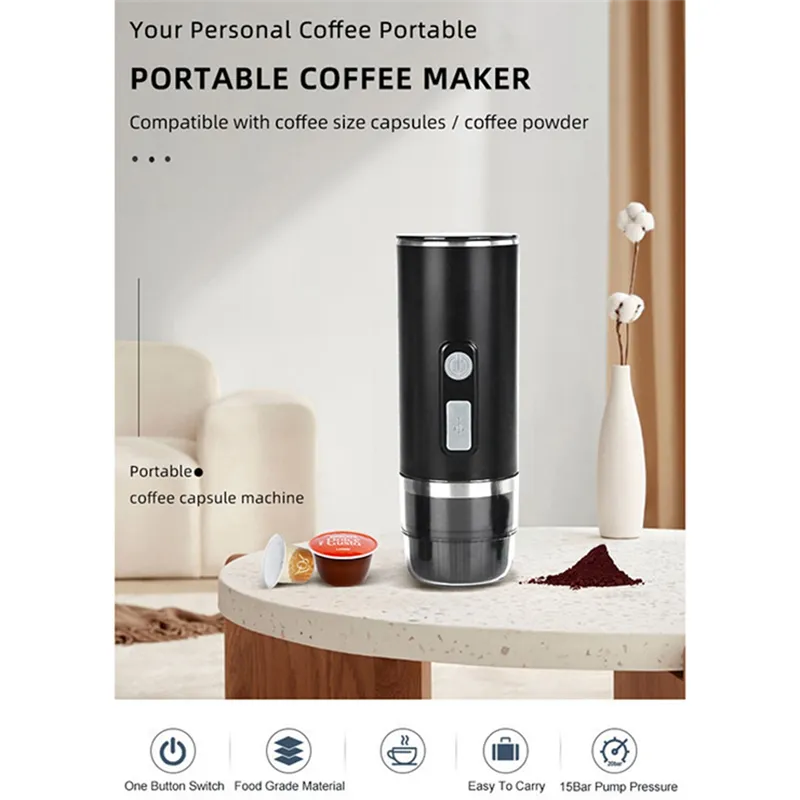 Portable Coffee Machine Espresso Coffee Maker Electric Coffee