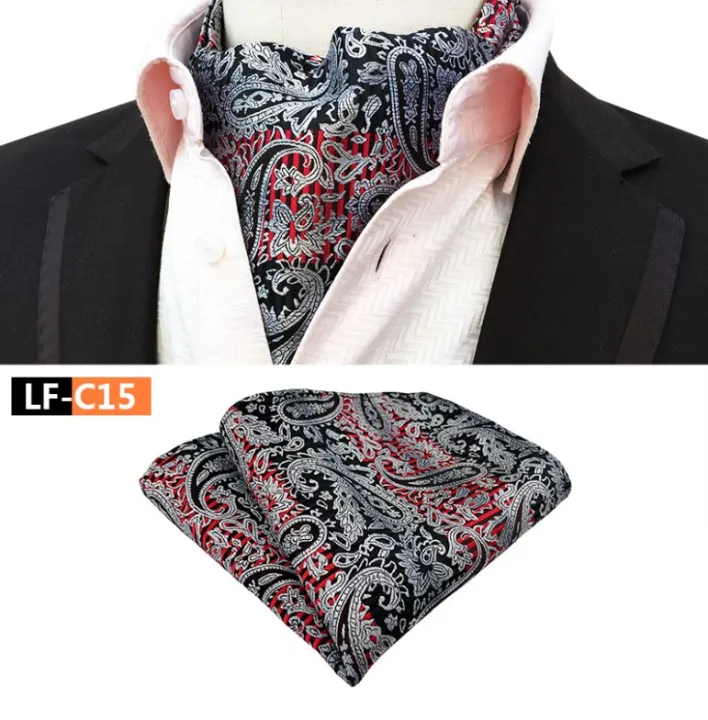 Cravat%20Paisley%20Silk%20Floral%20Neckwear%202Pcs/Set%20Ascot%20Ties%20&%20Handkerchief%20For%20Men%20Suit%20Wedding%20Party%20Suit%20Accessories%20With%20Pocket%20Square%20-%20Image%205