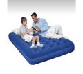 Exclusive Bestway Flocked Single Air Bed Camping Mattress - Blue.