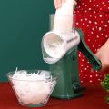 Newest Vegetable Cutter Slicer Multifunctional Manual 5 Set Blades Potato Carrot Slicing Thick Wire Wavy Grinding Garlic Cheese-The Old Version.