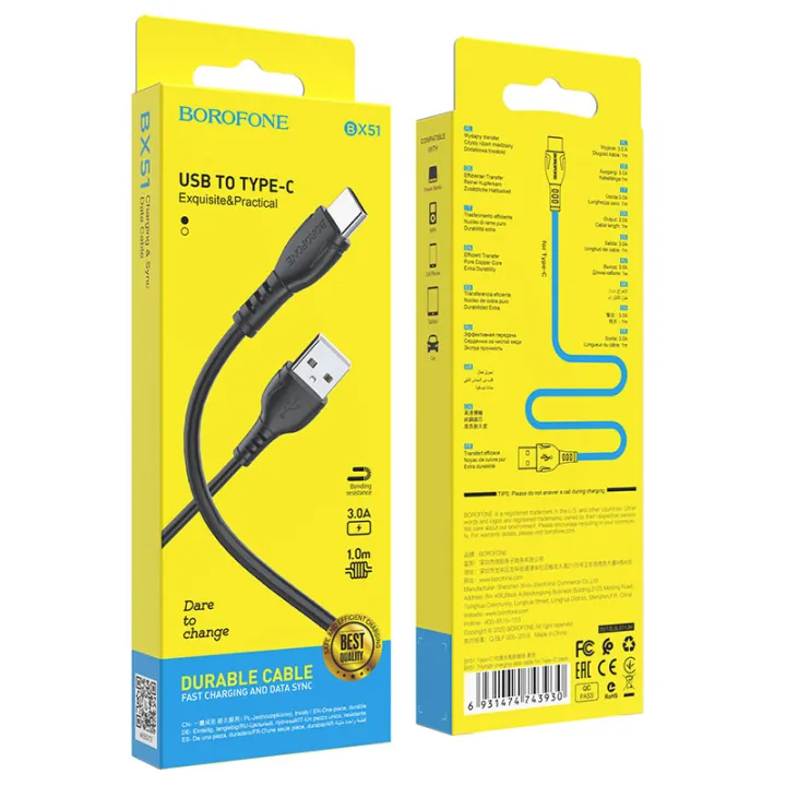 Borofone%20BX51%203A%20Triumph%20for%20USB-C%20Cable%20Type%20C%20cable%203A%20-%20Image%205