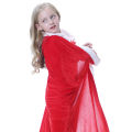 Christmas cape, children, adults, Little Red Riding Hood, costume, red cape, cosplay, show costume. 