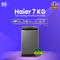 Haier 7 KG Top Load Automatic Washing Machine (HWM70-1269S5) Brown Gray color FREE INSTALLATION 🚚 Free Delivery  💳 0% EMI Available, Official Warranty by Haier. 