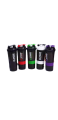 NEW SPORTS/Spider Water Bottle Shaker Cups Sports Cup Portable 500ml Removable Three Protein Powder. 