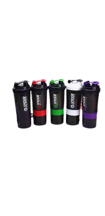 NEW%20SPORTS/Spider%20Water%20Bottle%20Shaker%20Cups%20Sports%20Cup%20Portable%20500ml%20Removable%20Three%20Protein%20Powder%20-%20Image%204