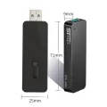STmagic SPT31 256G Mini Portable M.2 SSD USB3.1 Solid State Drive Read Speed 500MB/s - Gray. 