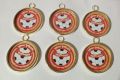football medal 11pieces -Gold colour.