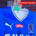 Gear Up For The Game With The Al Hilal Full Sleeve Football Jersey - Official Home Jersey For Football Enthusiasts.