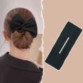 1PC Women Girl Multicolor Bun Print Headband Hairpin DIY Cloth Hair Circle Bun Maker Ponytail Holder Curler Hair Accessories.