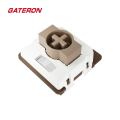 GATERON KS-33 Low Profile 2.0 Chocolate Keyboard Switch 3 Pin RGB Customized DIY Hot Swap Mechanical Keyboard Gaming Office.