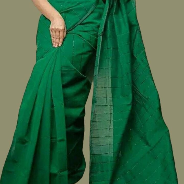 Elegance%20Redefined-Trendy%20Collection%20Tangail%20Tant%20Half%20Silk%20One%20Color%20Chumki%20Saree%20-Suitable%20for%20Every%20Season%20-%20Image%202