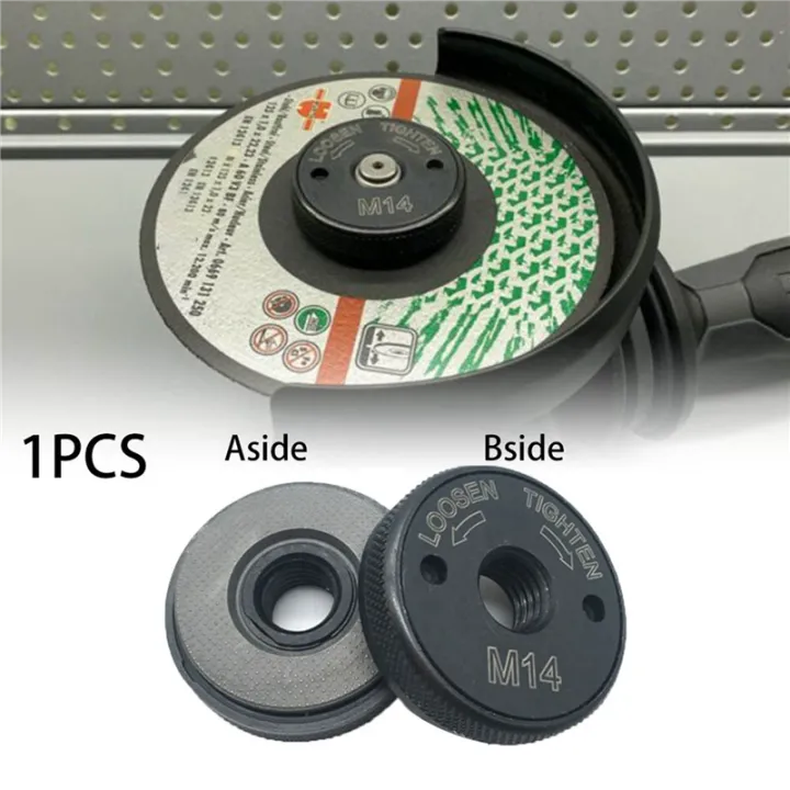 2Pcs%20Quick%20Clamping%20Nut%20M14%20Angle%20Grinder%20Clamping%20Nut%20125%20150%20180%20230%20Flange%20Nut%20Tool%20Power%20Replacement%20for%20Makita.%20-%20Image%203