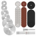 41Pcs Cutting Wheel Set Rotary Cutting Wheels Tool Kit for Dremel Rrotary Tool Accessories for Resin Metal Wood Stone.