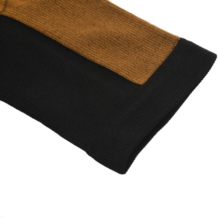 2X%20Compression%20Stockings%20Nylon%20Zipper%20Compression%20Sock%20Leg%20Knee%20Support%20Open%20Toe%20Varicose%20Veins%20Stretch%20Socks(Black)XXL%20-%20Image%208