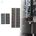 Universal Weight Stack Labels Self Adhesive Weight Stickers 11lbs to 220Ibs. 