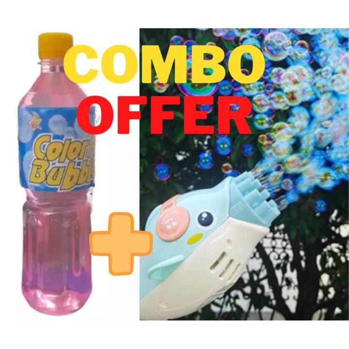 Pretty Dolphin Bubble Machine+Bubble Liquid(combo)