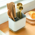 Kitchen Spoon Chopstick Storage Dish Drying Drain Basket Rack Box Drainer Cutlery Holder Shelf Organizer Home Accessories.