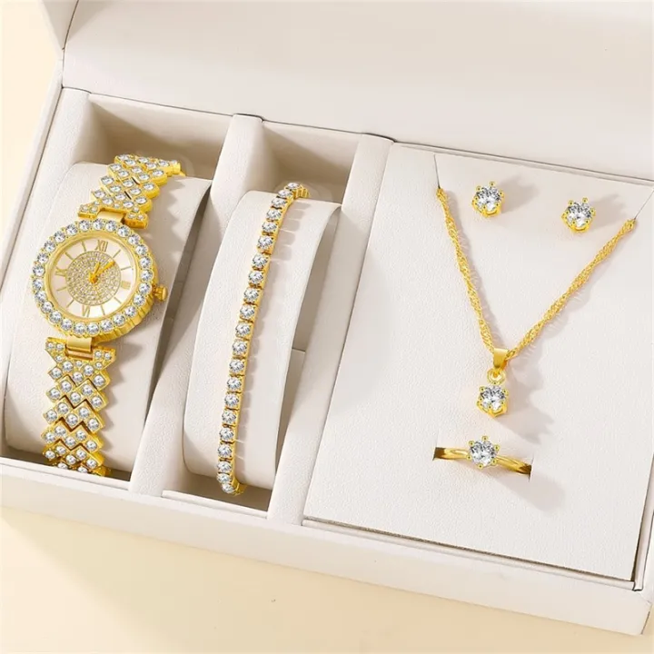 6PCS%20Set%20Watch%20Full%20Diamond%20Fashion%20Women%20Quartz%20Watch%20Ring%20Necklace%20Earrings%20Rhinestone%20Watches%20Bracelet%20Set%20Clock%20for%20Female%20-%20Image%206
