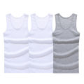 3Pcs Men Fitness TaTop Casual Srts Sleeveless Shirt Male Vest Fashion Bodybuilding Man Gym Workout Clothing Pure Singlet. 