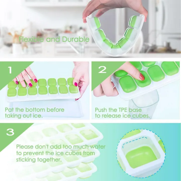 Sunshine%20Ice%20Cube%20Tray,%20Flexible%2014-Ice%20Trays%20with%20Spill-Resistant%20Detachable%20Easy-Release%20Silicone%20-%20Image%206