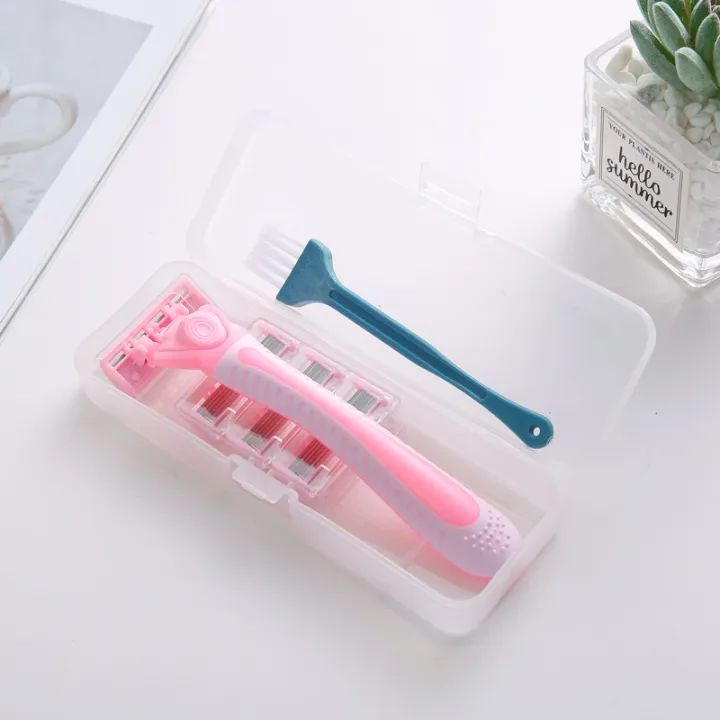 1%20Handle%20+%204%20Blades/%20Men%20And%20Women%20Body%20Hair%20Safety%20Bikini%20Aloe%20Strip%20Razors%20Blade%20Set%20Female%20Shavers%20Replacement%20Heads%20-%20Image%203