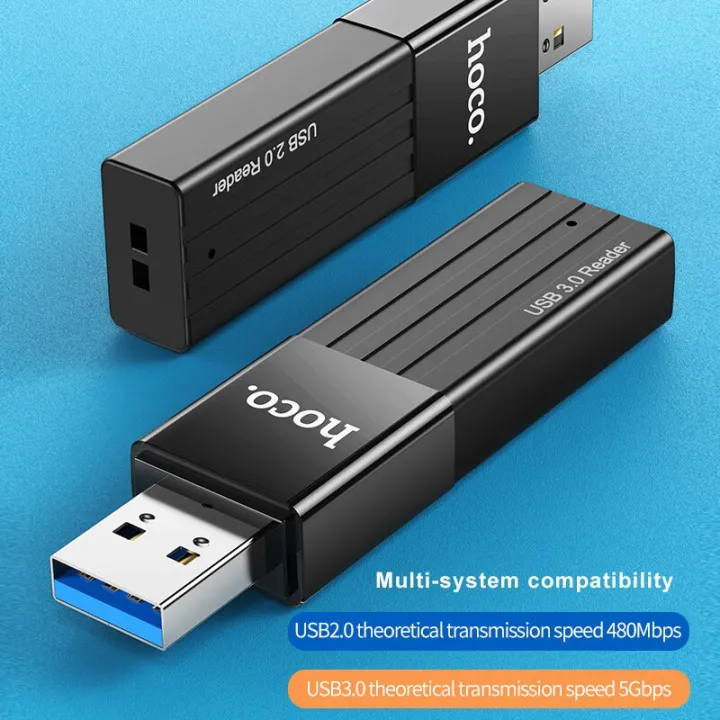 HOCO%202in1%20Card%20Reader%20USB%203.0%202.0%20SD%20Micro%20SD/TF%20Card%20Memory%20Reader%20Multi-card%20USB%20Writer%20Adapter%20Flash%20Drive%20Laptop%20Accessories%EF%BC%88USB2.0%EF%BC%89%20-%20Image%206