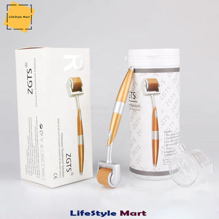 ZGTS%20Premium%20Titanium%20Microneedle%20Roller%20for%20Skin%20Rejuvenation,%20192%20Real%20Titanium%20Needles,%20Multi-Size%20Dermaroller%20for%20Face%20&%20Body%20-%20Single%20Pack%20-%20Image%205