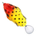 1 pc 5.5cm 11.5gm Floating Frog Lure Black Yellow bait fishing gear fishing frog Borsi. 