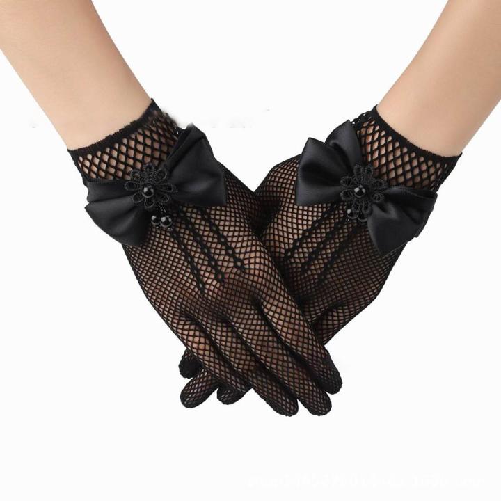 Net Full Finger hand socks for women Lace Hand Gloves for women Lebas E Tayibah