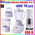 Miyako 3 in 1 Blender with juicer Filter | Capacity-1.6 Liter | Model : 508 B. 