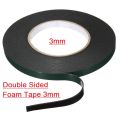 3mm FOAM Tape BLACK Color 3mm Double Side Foam Gum Tape Both Side Foam Tape Heavy Duty Double Sided Foam Tape Black For DIY Craft Mobile Repair. 