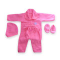 Wool Newborn Baby Winter 1 Set-4 Piece (0-6 Months) Multicolor. 