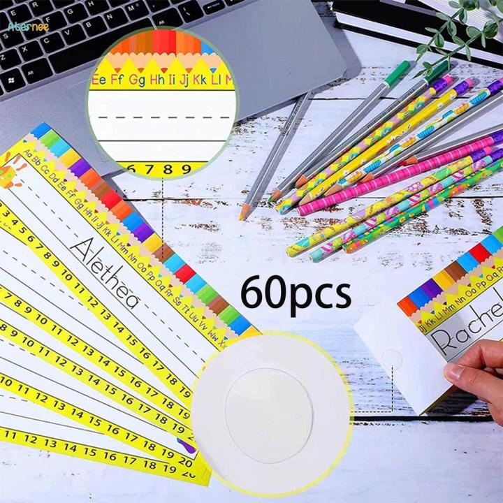 Classroom Name Plates Name Labels DIY with Glue Point Dots Supply Wide Application Name Tags Name