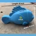 Plastic Fish Money Saving Bank. 